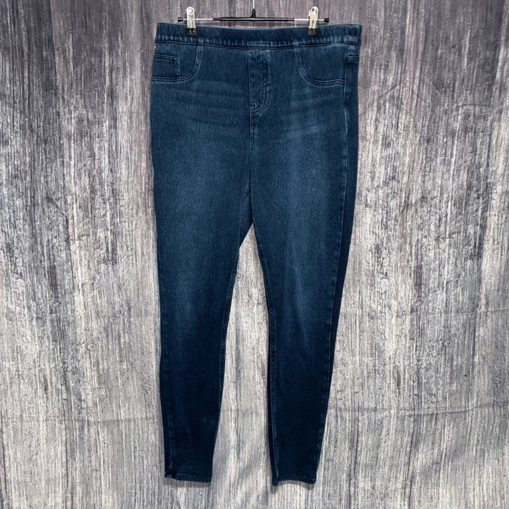 SPANX Jean-ish Ankle Denim Leggings Style #20018T Women Size XL